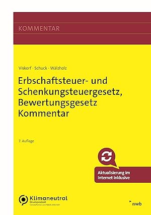 Seller image for Erbschaftsteuer- und Schenkungsteuergesetz, Bewertungsgesetz Kommentar for sale by moluna