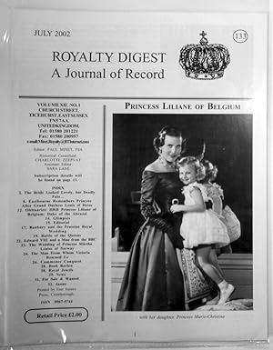 Bild des Verk�ufers f�r ROYALTY DIGEST - A Journal of Record Number 133 July, 2002 [Volume 12 Number 1] zum Verkauf von Portman Rare Books