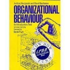 Seller image for Organizational Behaviour: An Introductory Text for sale by WeBuyBooks