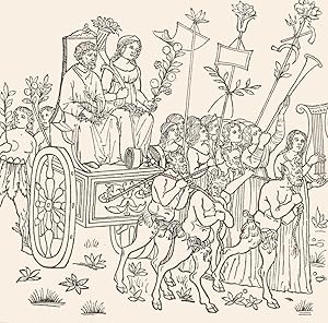 The Triumph of Vertumnus and Pomona - Facsimile of an illustration from the 'Dream of Poliphilo' ...