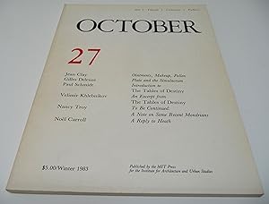 Bild des Verkufers fr October 27 (Winter 1983) zum Verkauf von Test Centre Books