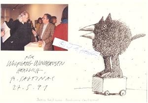 Image du vendeur pour BORISLAV SAJTINAC (1943) serbischer Karikaturist, Zeichner, Illustrator, Trickfilmzeichner / serbian illustrator-Copy mis en vente par Herbst-Auktionen