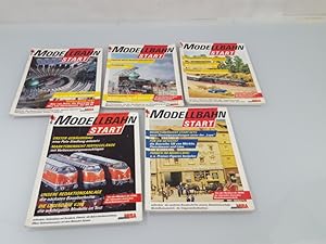 Konvolut 5 Zeitschriften: Modell Bahn Start: Verschiedene Hefte 1990, 1991, 1992, 1993