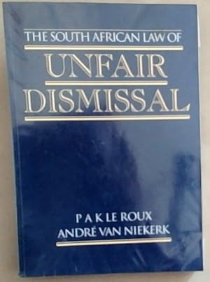 Bild des Verkufers fr The South African law of unfair dismissal zum Verkauf von Chapter 1