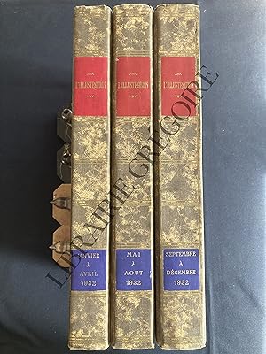 L'ILLUSTRATION-1932-3 VOLUMES-RELIURE EDITEUR