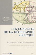 Image du vendeur pour Les concepts de la gographie grecque : huit exposs suivis de discussions = Concepts of Greek geography:eight papers followed by a discussion (Entret. sur l'antiquit class., Fond. Hardt, 68) mis en vente par Joseph Burridge Books