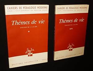 Seller image for Cahiers de pdagogie moderne : Thmes de vie. Enfants de 4  8 ans (2 volumes) for sale by Abraxas-libris