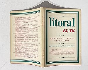 Imagen del vendedor de Litoral 15/16. Poetas de la nueva generacin a la venta por La Social. Galera y Libros