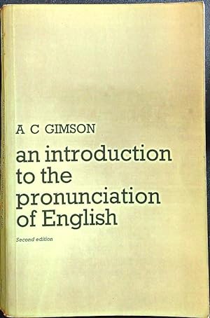 Seller image for An introduction to the pronunciation of English for sale by Librodifaccia