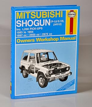 Immagine del venditore per Mitsubishi Shogun and L200 Owner's Workshop Manual venduto da Librairie Alain Pons