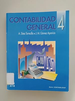 Imagen del vendedor de CONTABILIDAD GENERAL Vol. Volumen 4. a la venta por TraperaDeKlaus