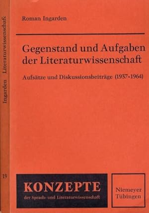 Seller image for Gegenstand und Aufgaben der Literaturwissenschaft: Aufstze und Diskussionsbeitrge (1937-1964). for sale by Antiquariaat Fenix