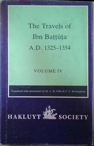 Seller image for Travels of Ibn Battuta A.D. 1325-1354 Vol. IV, The for sale by SEATE BOOKS