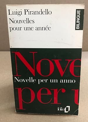 Nouvelles pour une anné novelle per un anno tome 1 (édition bilingue français/italien): Nouvelles...