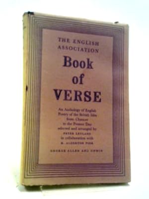 Image du vendeur pour The English Association Book of Verse mis en vente par World of Rare Books