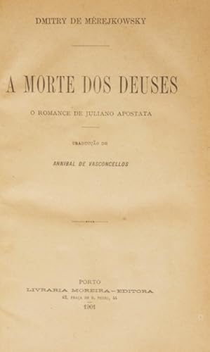 Seller image for A MORTE DOS DEUSES. for sale by Livraria Castro e Silva