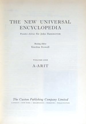 THE NEW UNIVERSAL ENCYCLOPEDIA. [15 VOLS.]