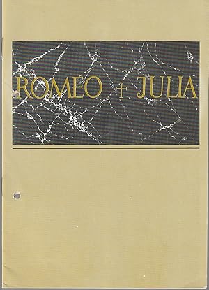 Bild des Verkufers fr Programmheft BALLETT Sergej Prokofjew ROMEO + JULIA Spielzeit 1987 / 88 Heft 9 zum Verkauf von Programmhefte24 Schauspiel und Musiktheater der letzten 150 Jahre