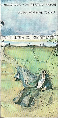 Immagine del venditore per Programmheft Bertolt Brecht HERR PUNTILA UND SEIN KNECHT MATTI Premiere 25. Februar 1975 venduto da Programmhefte24 Schauspiel und Musiktheater der letzten 150 Jahre