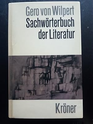 Bild des Verkäufers für Sachwörterbuch der Literatur zum Verkauf von Versandantiquariat Jena