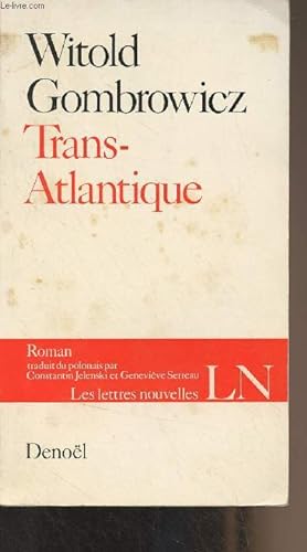 Bild des Verkufers fr Trans-Atlantique - "Les lettres nouvelles" zum Verkauf von Le-Livre