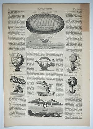 About Flying Machines, article in Harper's Weekly, July 25, 1857