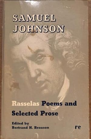 Bild des Verkufers fr Samuel Johnson; Rasselas, Poems, and Selected Prose zum Verkauf von WeBuyBooks