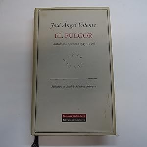 Seller image for EL FULGOR. Antologa Potica (1953-1996) for sale by Librera J. Cintas