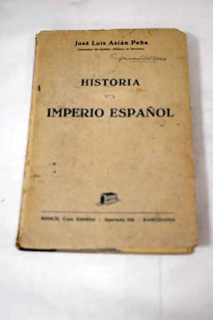 Imagen del vendedor de Historia del imperio espaol a la venta por Alcan Libros