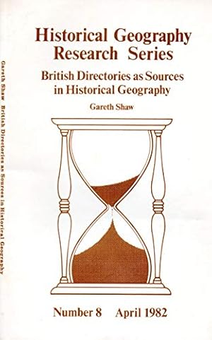 Imagen del vendedor de British Directories as Sources in Historical Geography a la venta por WeBuyBooks