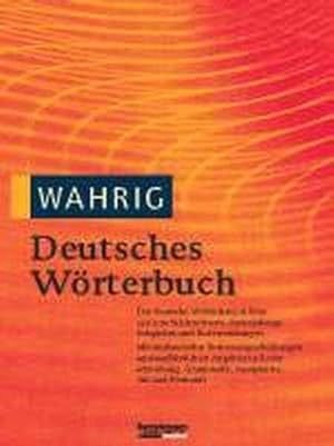 Bild des Verkufers fr Wahrig Deutsches Worterbuch zum Verkauf von WeBuyBooks