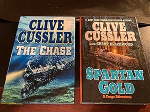 Seller image for The Chase ("Isaac Bell" Series #1), First Edition, *BUNDLE & SAVE* with "Spartan Gold-A Fargo Adventure" Series #1, by Clive Cussler & Grant Blackwood, First Edition for sale by Park & Read Books