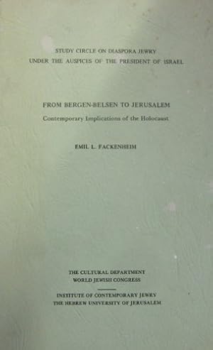 Bild des Verkufers fr From Bergen-Belsen to Baghdad: Letters of Alex Aronson zum Verkauf von WeBuyBooks