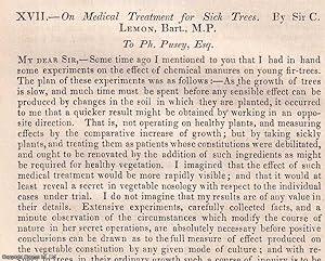 Seller image for Medical Treatment for Sick Trees. An original article from the Journal of the Royal Agricultural Society of England, 1845. for sale by Cosmo Books
