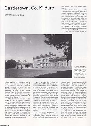 Seller image for Castletown, Co. Kildare: Built in 1722 for the Speaker of the Irish House of Commons. An original article from Apollo, International Magazine of the Arts, 1982. for sale by Cosmo Books