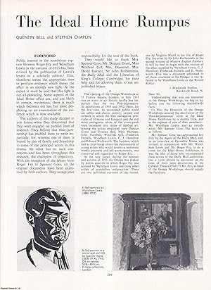 Seller image for The Omega Workshops of Decorative Arts: New Light on the Scandalous Public Quarrels of Roger Fry and Wyndham Lewis in 1913. An original article from Apollo, International Magazine of the Arts, 1964. for sale by Cosmo Books