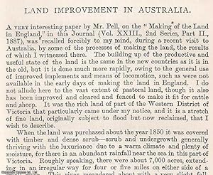 Seller image for Land Improvement in Australia. An original article from the Journal of the Royal Agricultural Society of England, 1893. for sale by Cosmo Books