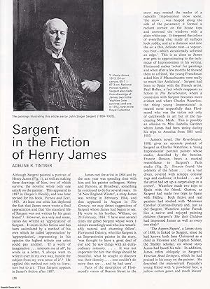 Image du vendeur pour John Singer Sargent in the Fiction of Henry James. An original article from Apollo, International Magazine of the Arts, 1975. mis en vente par Cosmo Books