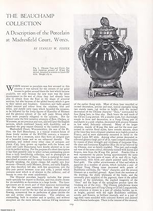 Seller image for The Beauchamp Collection: A Description of the Porcelain at Madresfield Court, Worcestershire. An original article from Apollo, International Magazine of the Arts, 1952. for sale by Cosmo Books