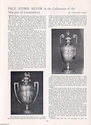 Image du vendeur pour Paul Storr Silver in the Collection of the Marquis of Londonderry. An original article from Apollo, International Magazine of the Arts, 1955. mis en vente par Cosmo Books