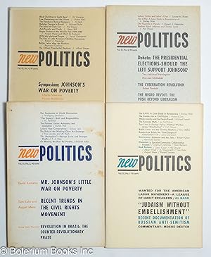 Imagen del vendedor de New politics; a journal of socialist thought. Vol. 3, No. 1-4 (Winter 1964 - Fall 1964) a la venta por Bolerium Books Inc.