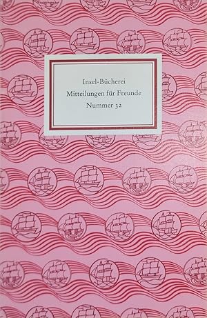 Bild des Verkufers fr Insel-Bcherei, Mitteilungen fr Freunde, Heft 32, Herbst 2013. zum Verkauf von Fundus-Online GbR Borkert Schwarz Zerfa