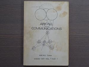 Image du vendeur pour ARK'ALL COMMUNICATIONS. Vol. 7 Fasc.1. mis en vente par Tir  Part