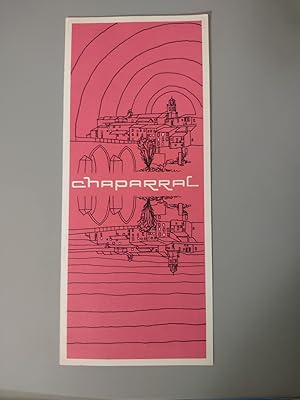 CHAPARRAL Restaurant MENU