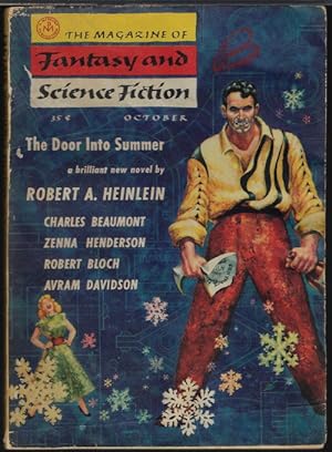 Immagine del venditore per The Magazine of FANTASY AND SCIENCE FICTION (F&SF): October, Oct. 1956 ("The Door Into Summer") venduto da Books from the Crypt