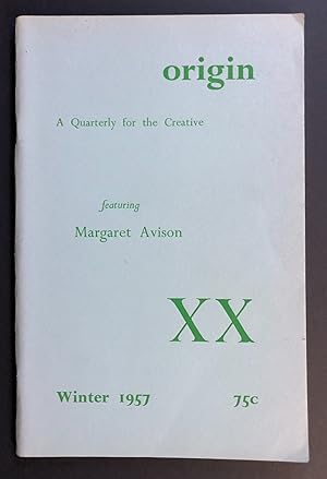 Seller image for Origin XX (20, First Series) (Winter 1957) - featuring Margaret Avison for sale by Philip Smith, Bookseller