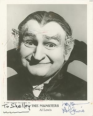 Original photograph of Al Lewis, inscribed by Lewis
