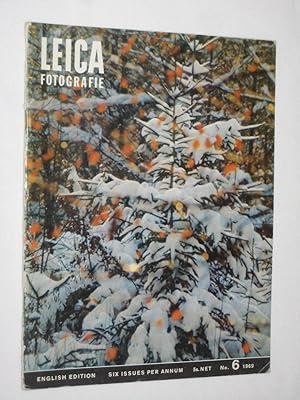 Bild des Verkufers fr Leica Fotografie No. 6. 1969. English Edition. zum Verkauf von Tony Hutchinson