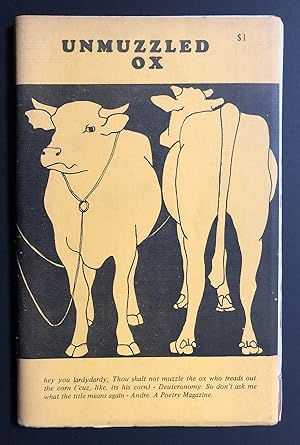 Bild des Verkufers fr Unmuzzled Ox 4 (Volume 1, Number 4; Autumn 1972) zum Verkauf von Philip Smith, Bookseller