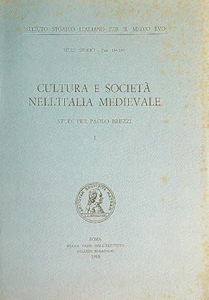 Cultura e societa' nell'Italia medievale